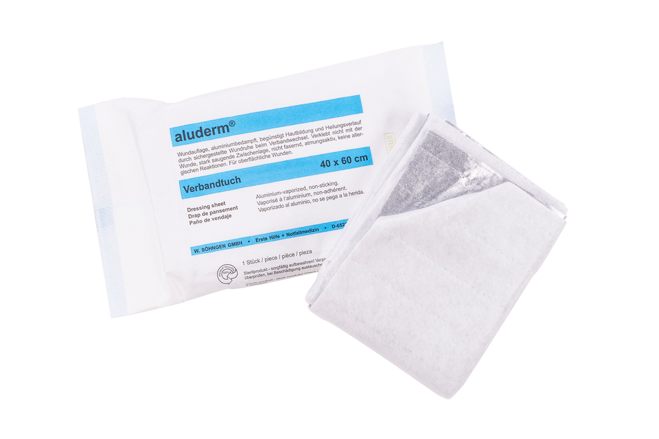 Lak, bruna, 40 x 60cm, aluderm, sterilt