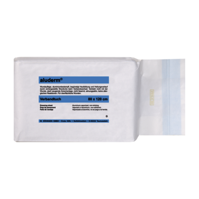 Lak, bruna, 80 x 120cm, aluderm, sterilt