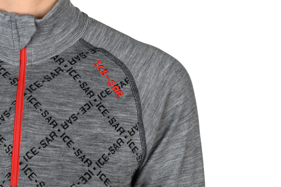 Merino hálfrennd peysa - kvenna